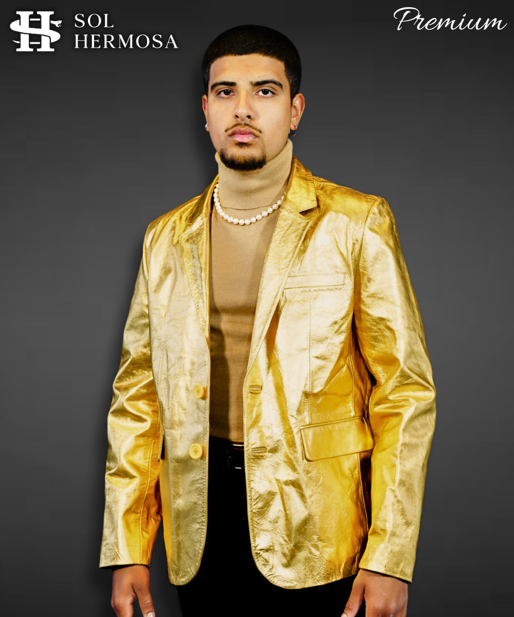 Leather Blazer For Men- Steve