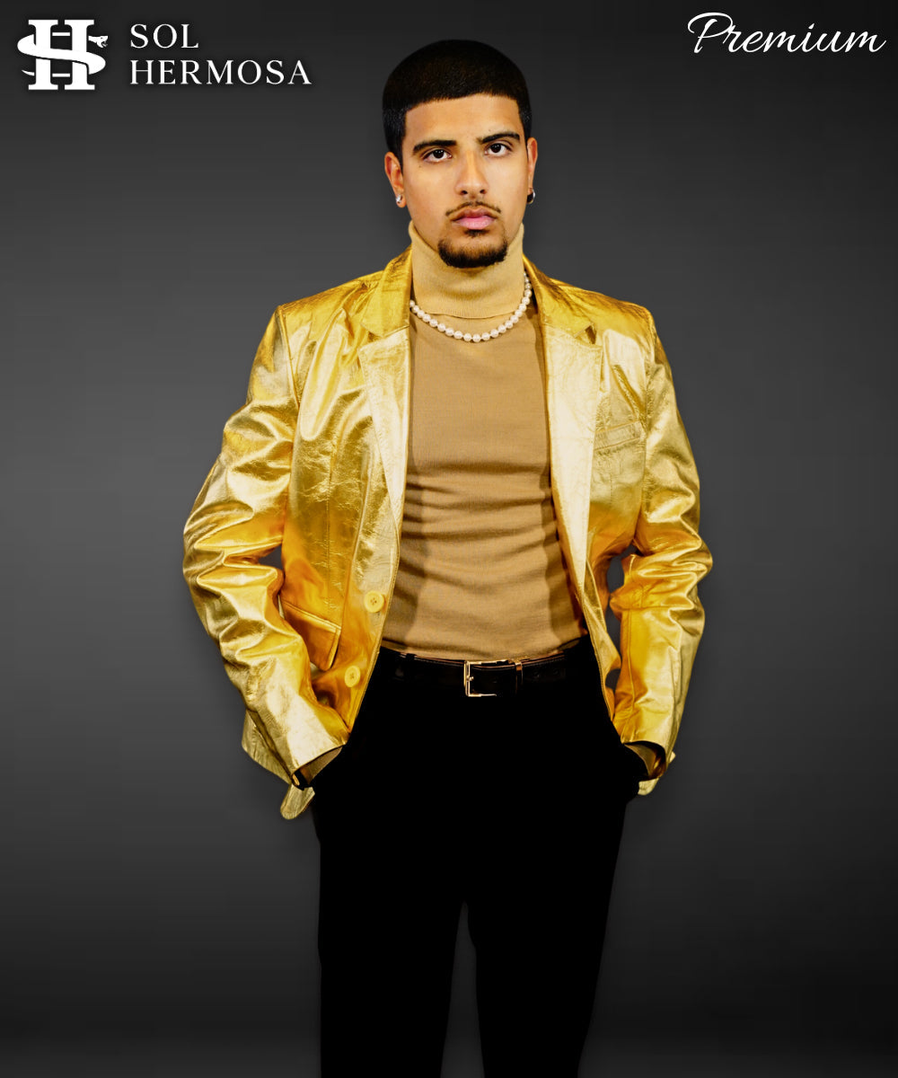 Leather Blazer For Men- Steve