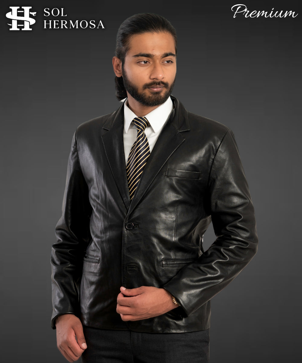 Leather Blazer For Men- Steve