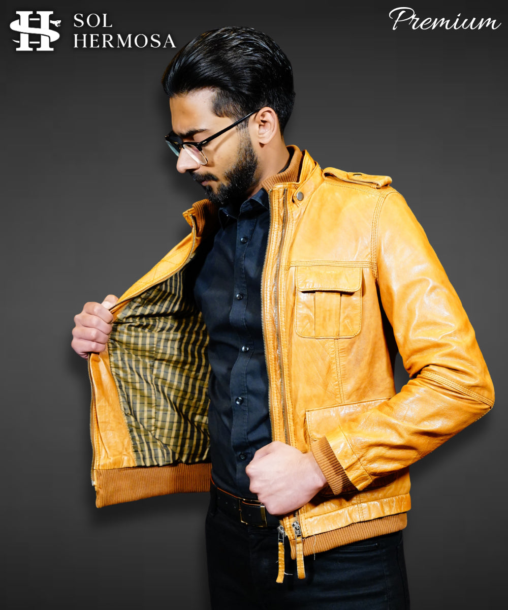 Men's Leather Jacket - Dean