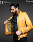 Men's Leather Jacket - Dean