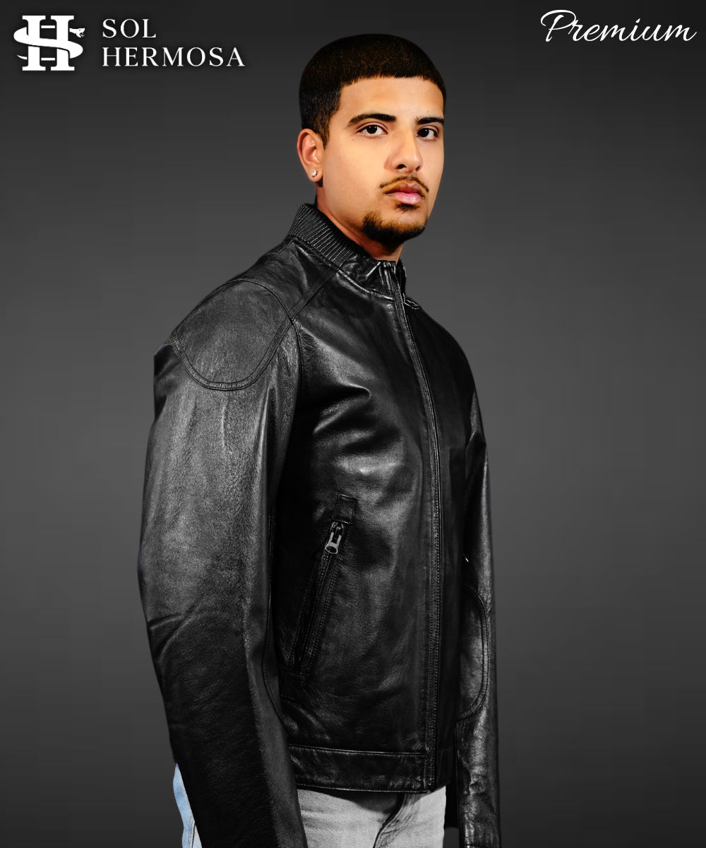 Men's Oversized Leather Jacket - Mitch