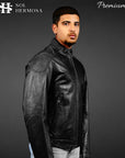 Men's Oversized Leather Jacket - Mitch