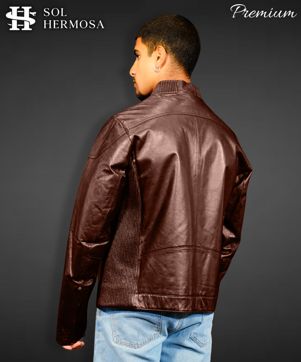 Men's Oversized Leather Jacket - Mitch