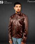 Men's Genuine Leather Jacket - Aether