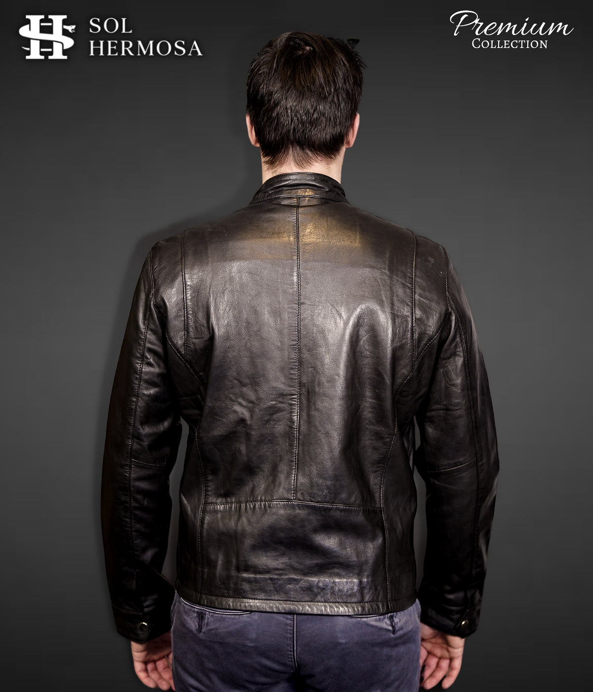Men's Genuine Leather Jacket - Aether