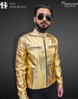 Men's Genuine Leather Jacket - Aether