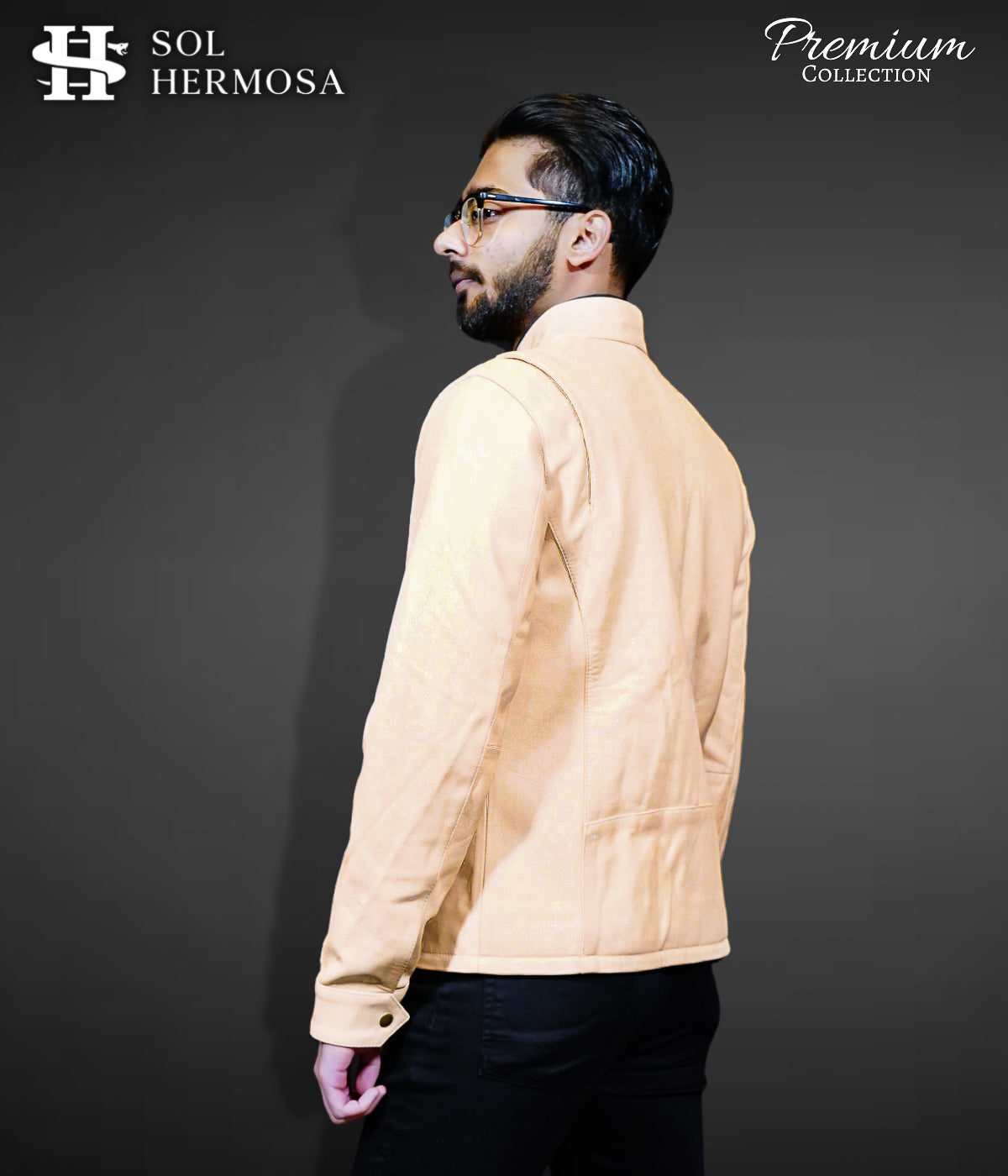 Men's Genuine Leather Jacket - Aether