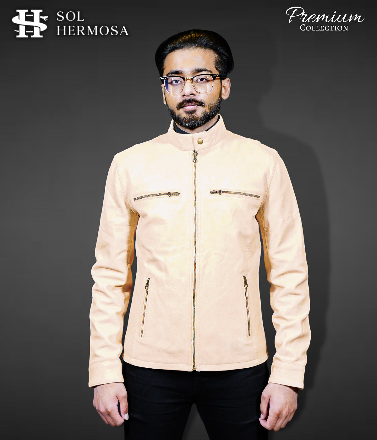 Men's Genuine Leather Jacket - Aether