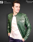Men's Genuine Leather Jacket - Aether