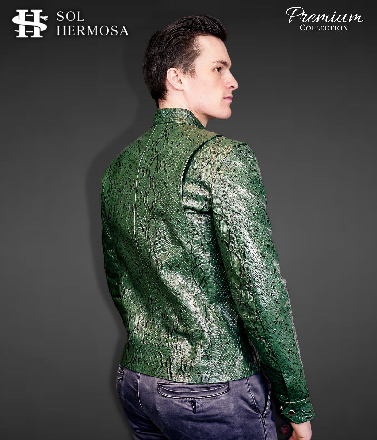 Men's Genuine Leather Jacket - Aether