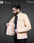 Men's Genuine Leather Jacket - Aether