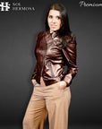 Moto Leather Jacket For Women - Metis