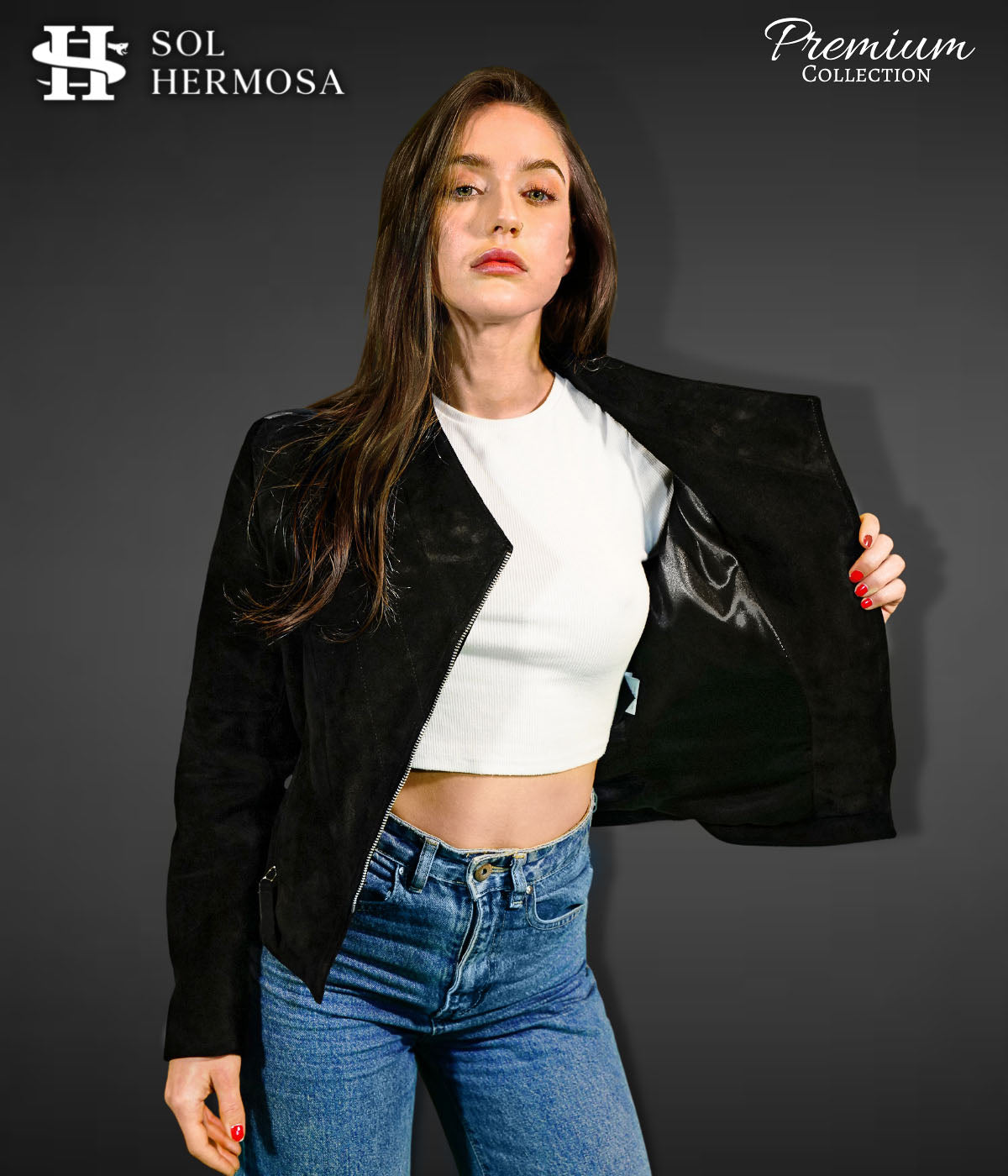 Moto Leather Jacket For Women - Metis