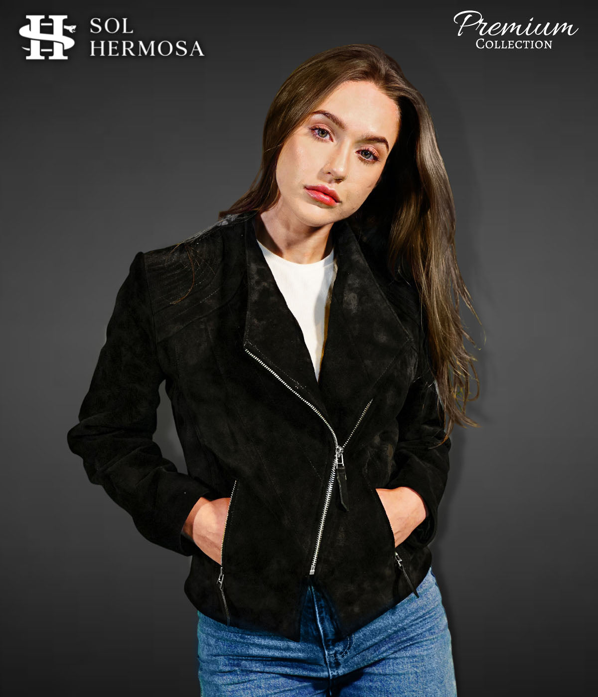 Moto Leather Jacket For Women - Metis