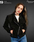 Moto Leather Jacket For Women - Metis