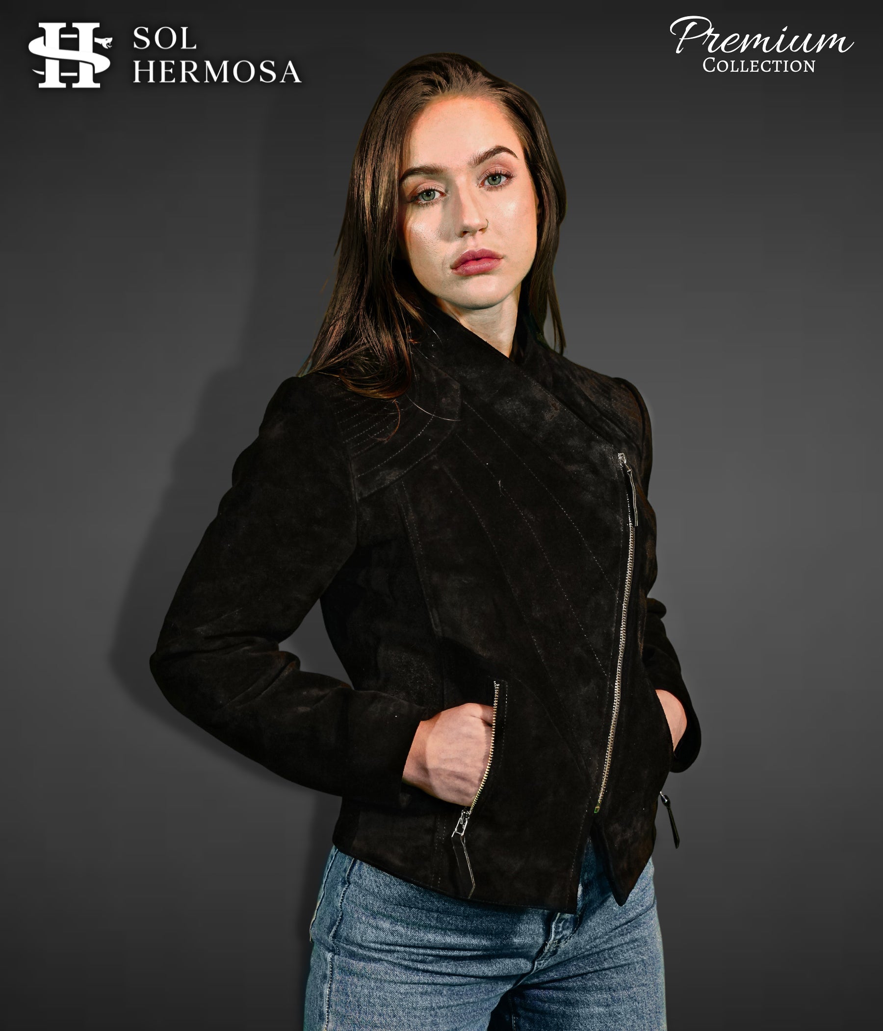 Moto Leather Jacket For Women - Metis