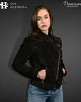 Moto Leather Jacket For Women - Metis