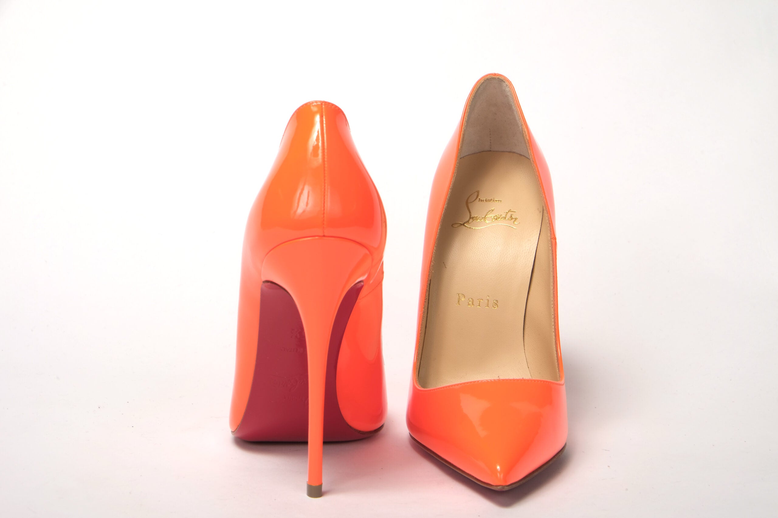 Neon Orange So Kate Patent High Heel