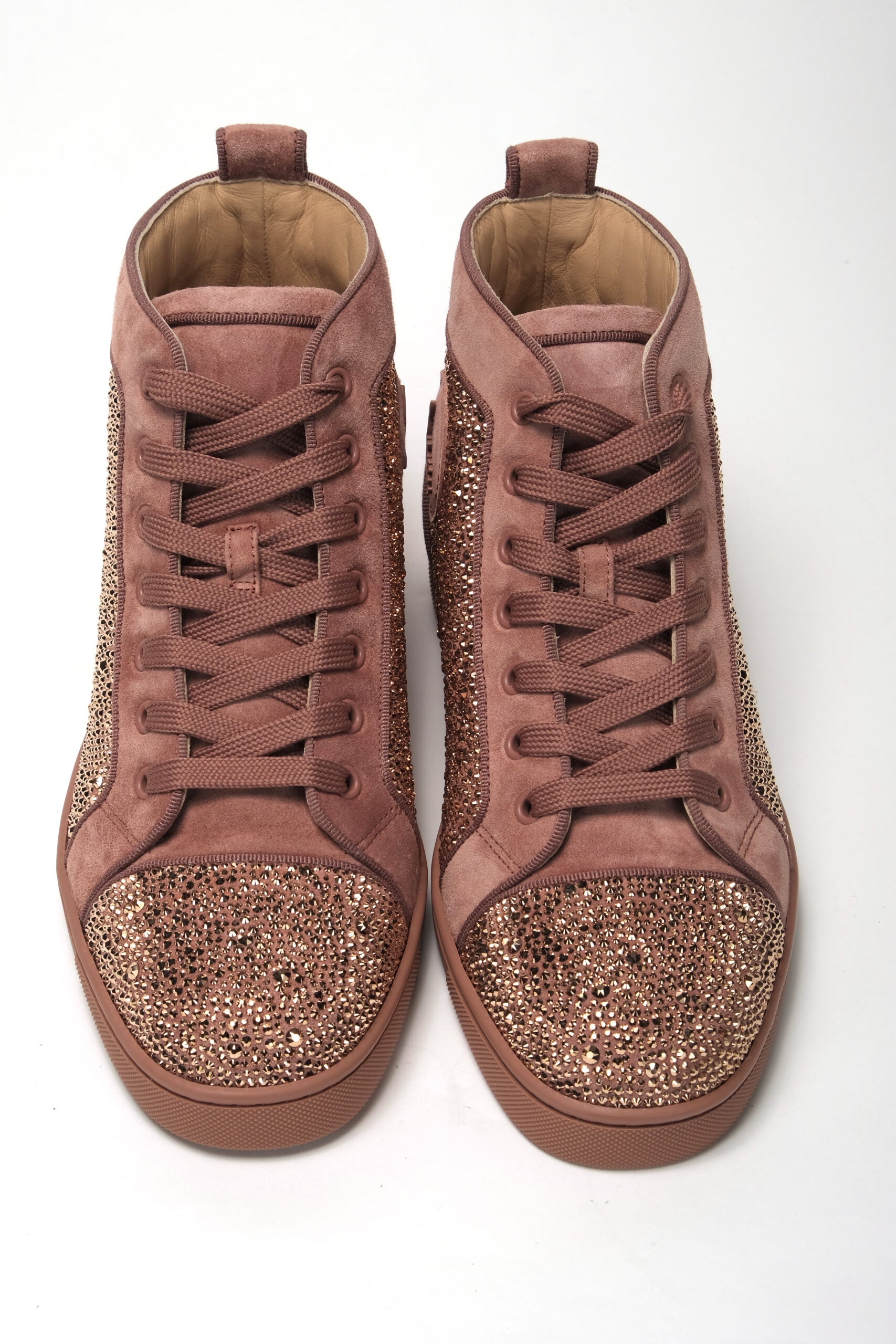 Louboutin sneakers swarovski best sale