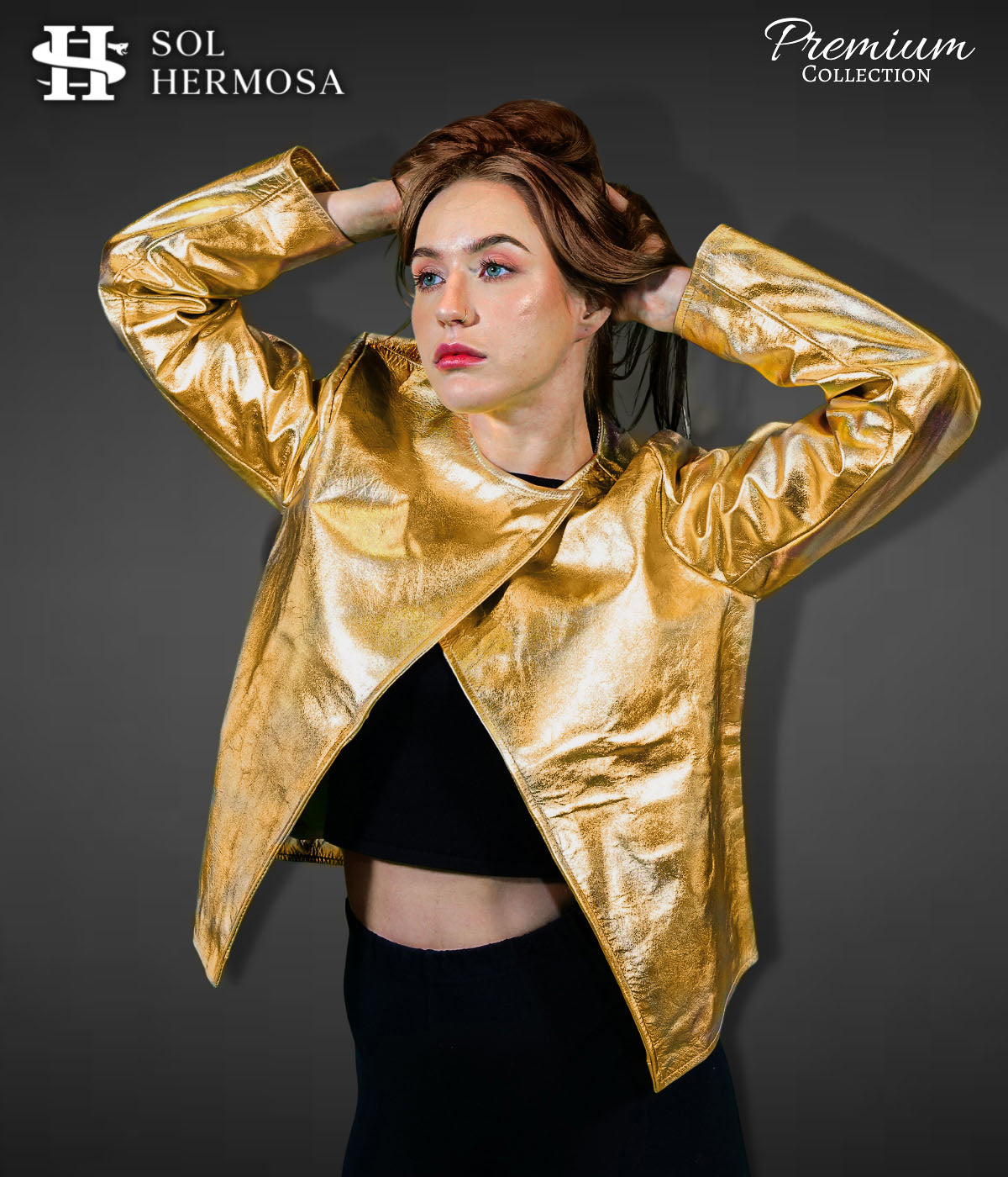 Women's Genuine Leather Jacket - Hestia