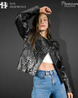 Leather Jacket For Women - Hestia