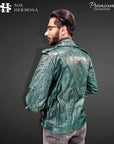 Men's Leather Jacket - Hermes