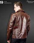 Men's Snake Leather Jacket - Hermes