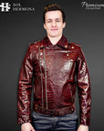Men's Leather Jacket - Hermes