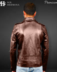 Men's Snake Leather Jacket - Hermes
