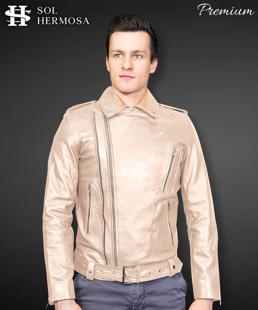 Men's Snake Leather Jacket - Hermes