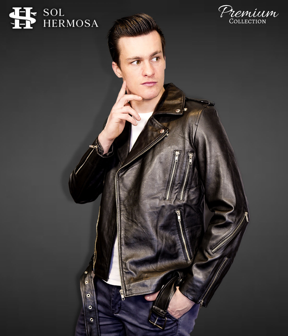 Men's Snake Leather Jacket - Hermes