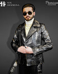 Men's Snake Leather Jacket - Hermes