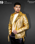 Men's Snake Leather Jacket - Hermes