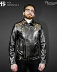 Men's Snake Leather Jacket - Hermes