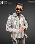 Men's Snake Leather Jacket - Hermes