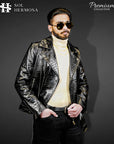 Men's Snake Leather Jacket - Hermes