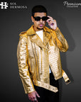 Men's Snake Leather Jacket - Hermes