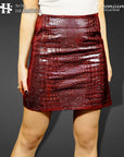 Women's Leather Skirt
