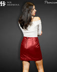 Women's Designer Leather Skirt