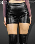Genuine Leather Shorts For Women