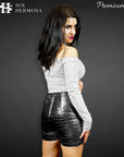 Genuine Leather Shorts For Women