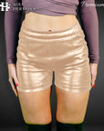 Women's Designer Leather Shorts