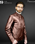 Bomber Leather Jacket For Men- David