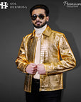 Crocodile Leather Jacket For Men - Hades