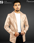 Men's Real Leather Blazer - Fernandez