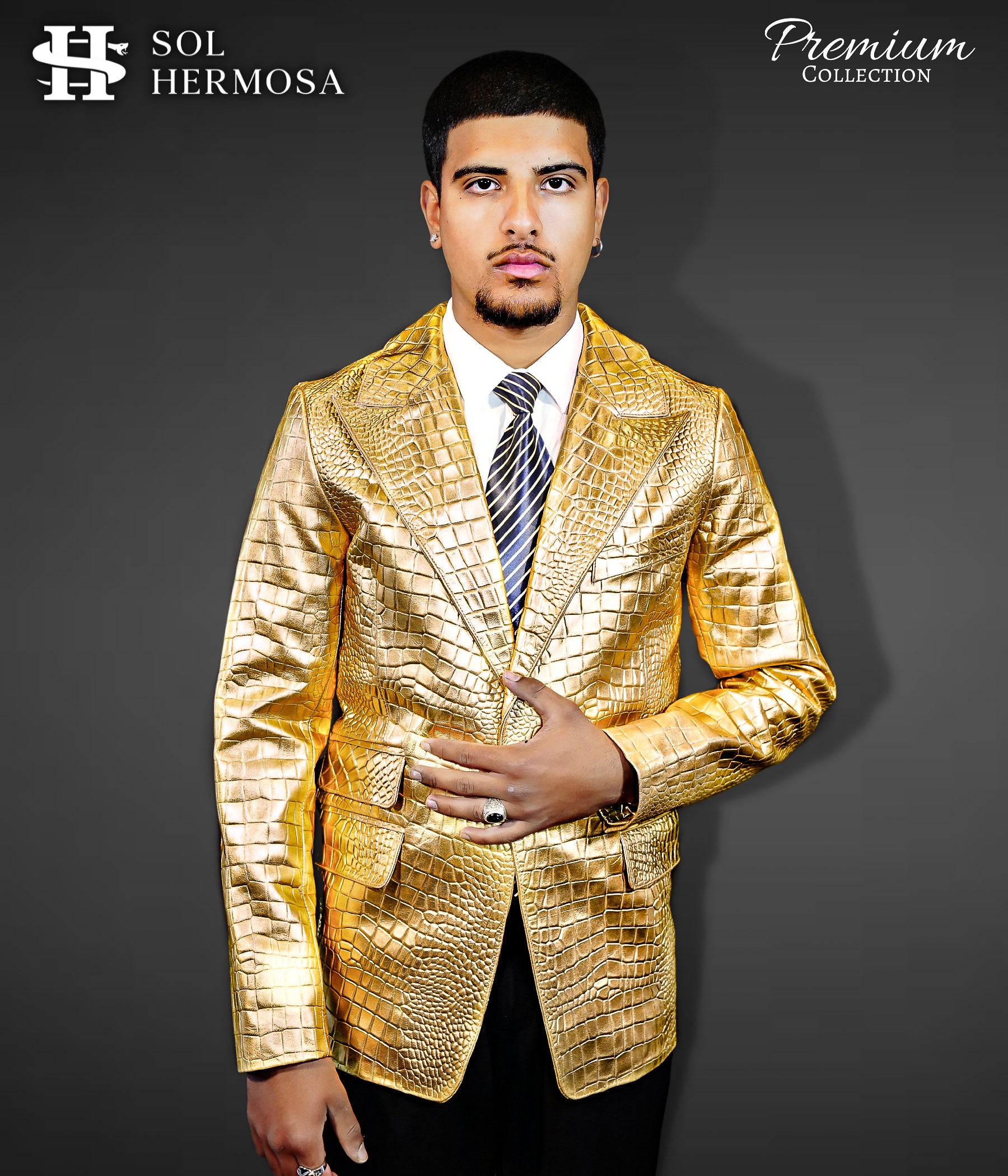 Genuine Leather Blazer For Men - Fernandez