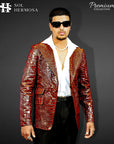 Men's Real Leather Blazer - Fernandez