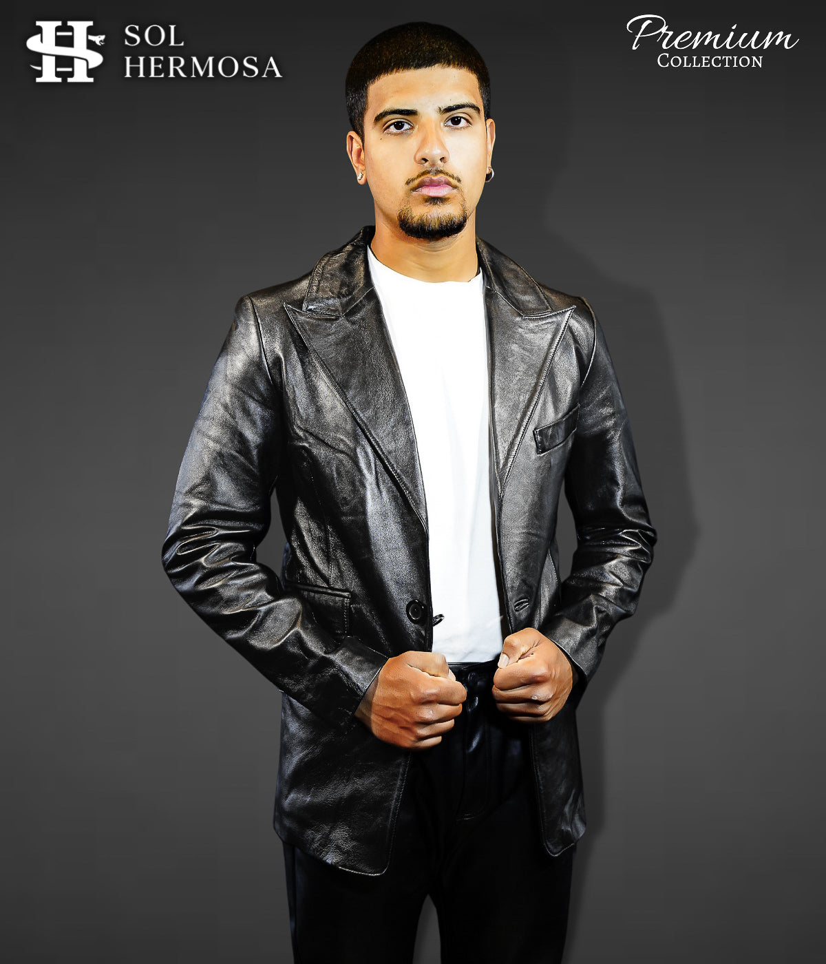 Genuine Leather Blazer For Men - Fernandez