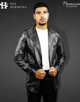 Men's Real Leather Blazer - Fernandez